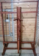 деревянный манекен деревянный манекен вин чун на раме